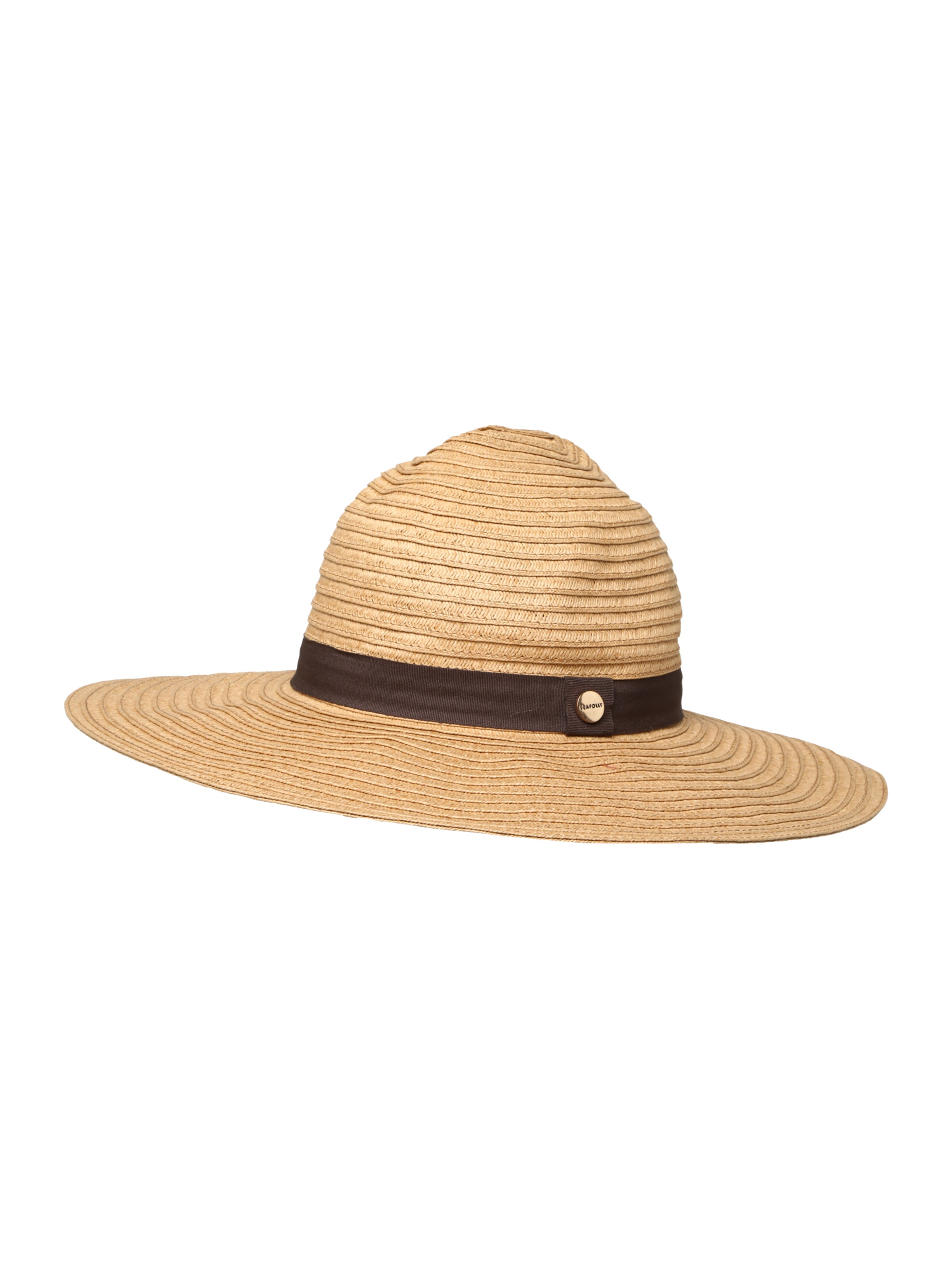 Seafolly - Hoed 'Wide Brim Fedora' in de kleur Beige
