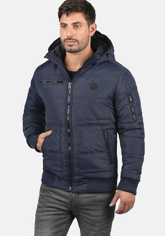 BLEND Steppjacke 'Boris Teddy' in Blau: predná strana