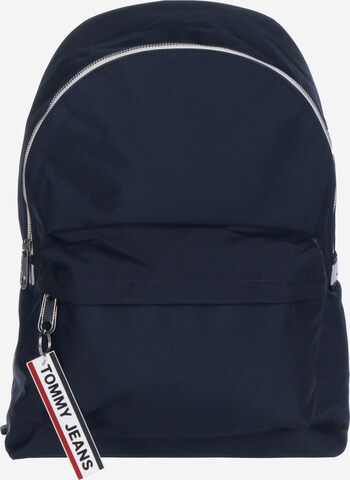 Tommy Jeans Backpack ' Logo Tape ' in Black: front