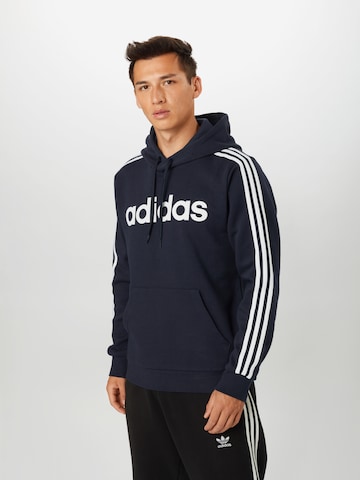 ADIDAS PERFORMANCE Regular Fit Sweatshirt in Blau: predná strana