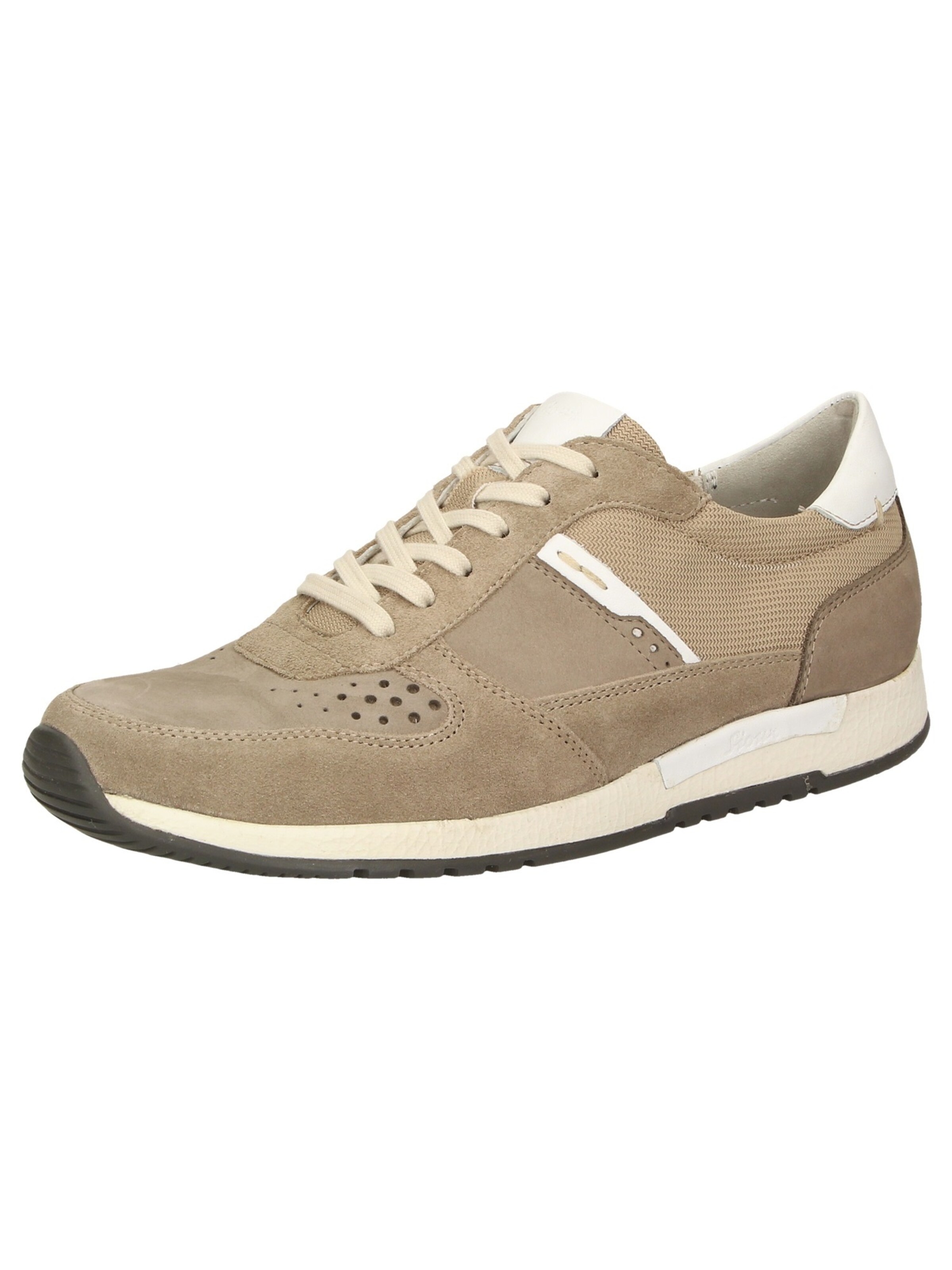 SIOUX - Sneakers laag 'Rojaro-704' in de kleur Lichtbeige