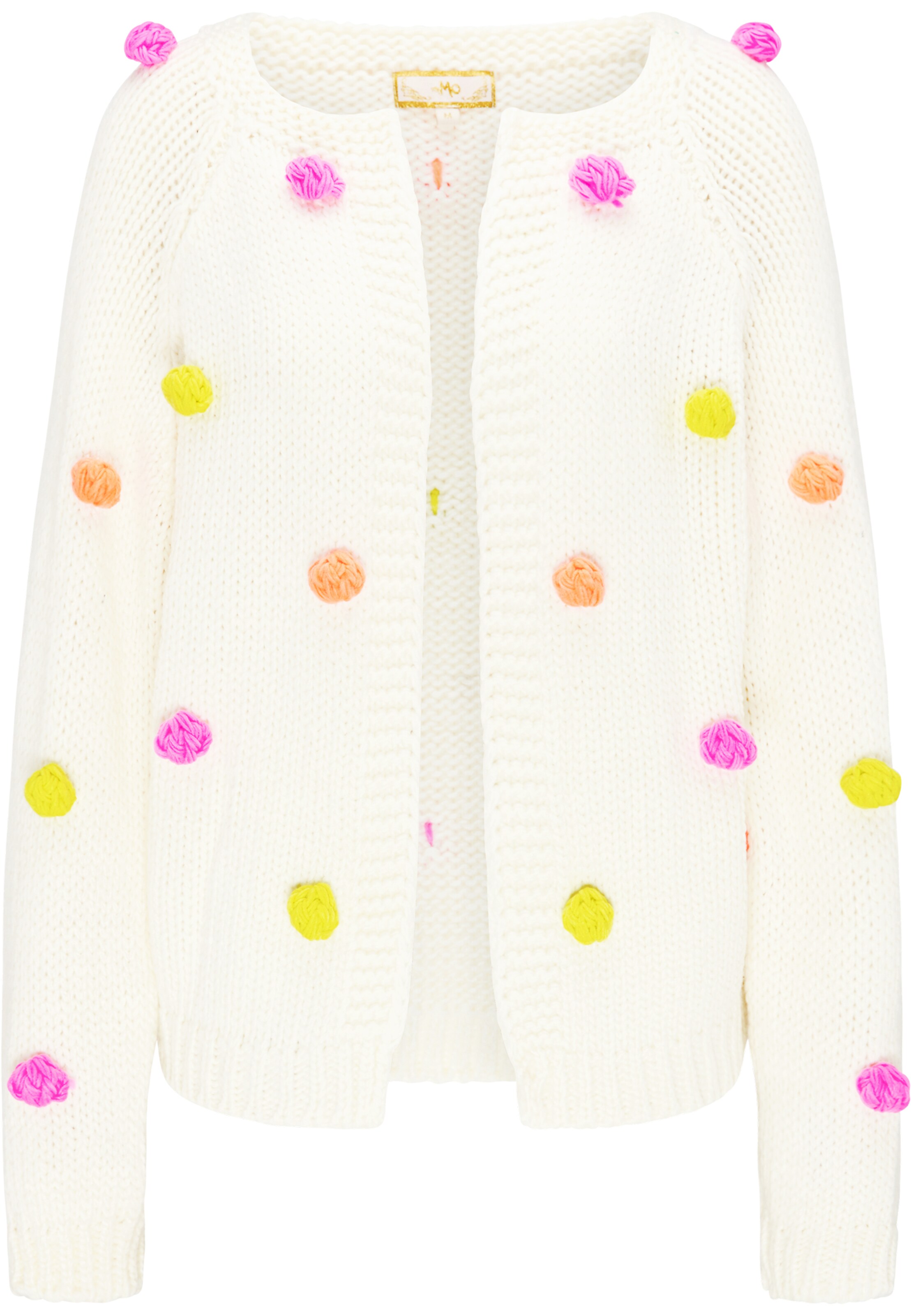 MYMO - Gebreid vest in de kleur Geel