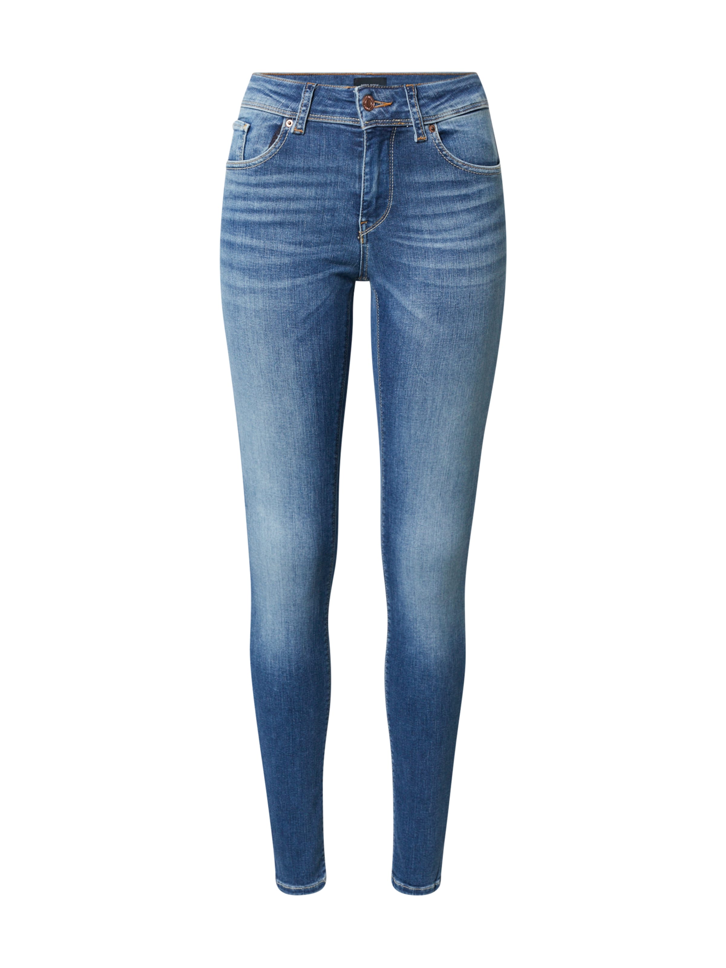 VERO MODA Skinny Jeans 'VMLux' in Blau: Vorderseite