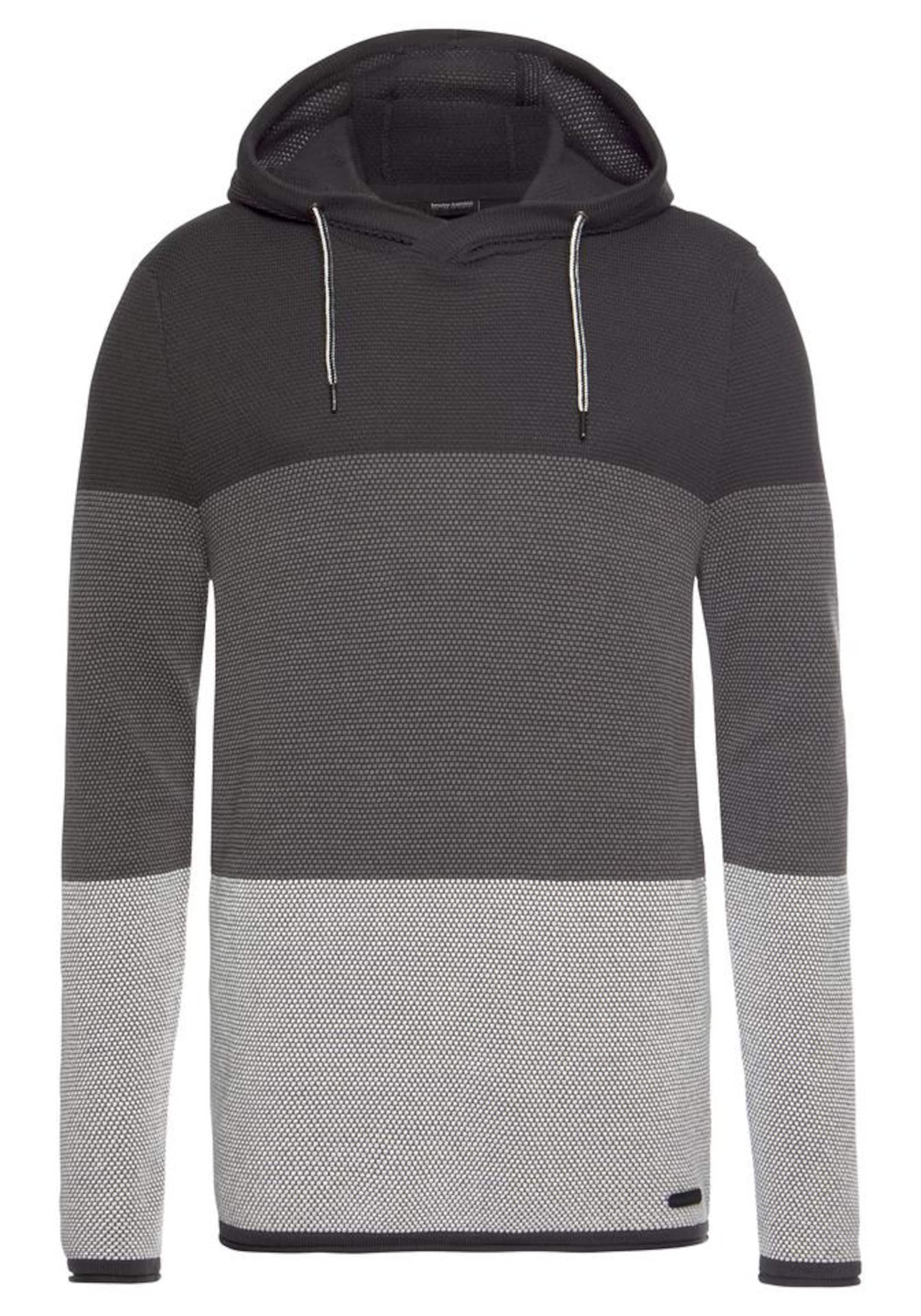 Bruno Banani Kapuzenpullover in Grau: Vorderseite