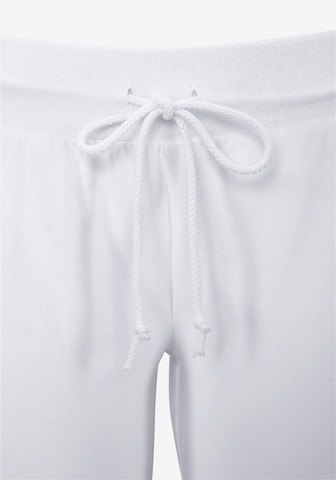 Loosefit Pantalon BEACH TIME en blanc