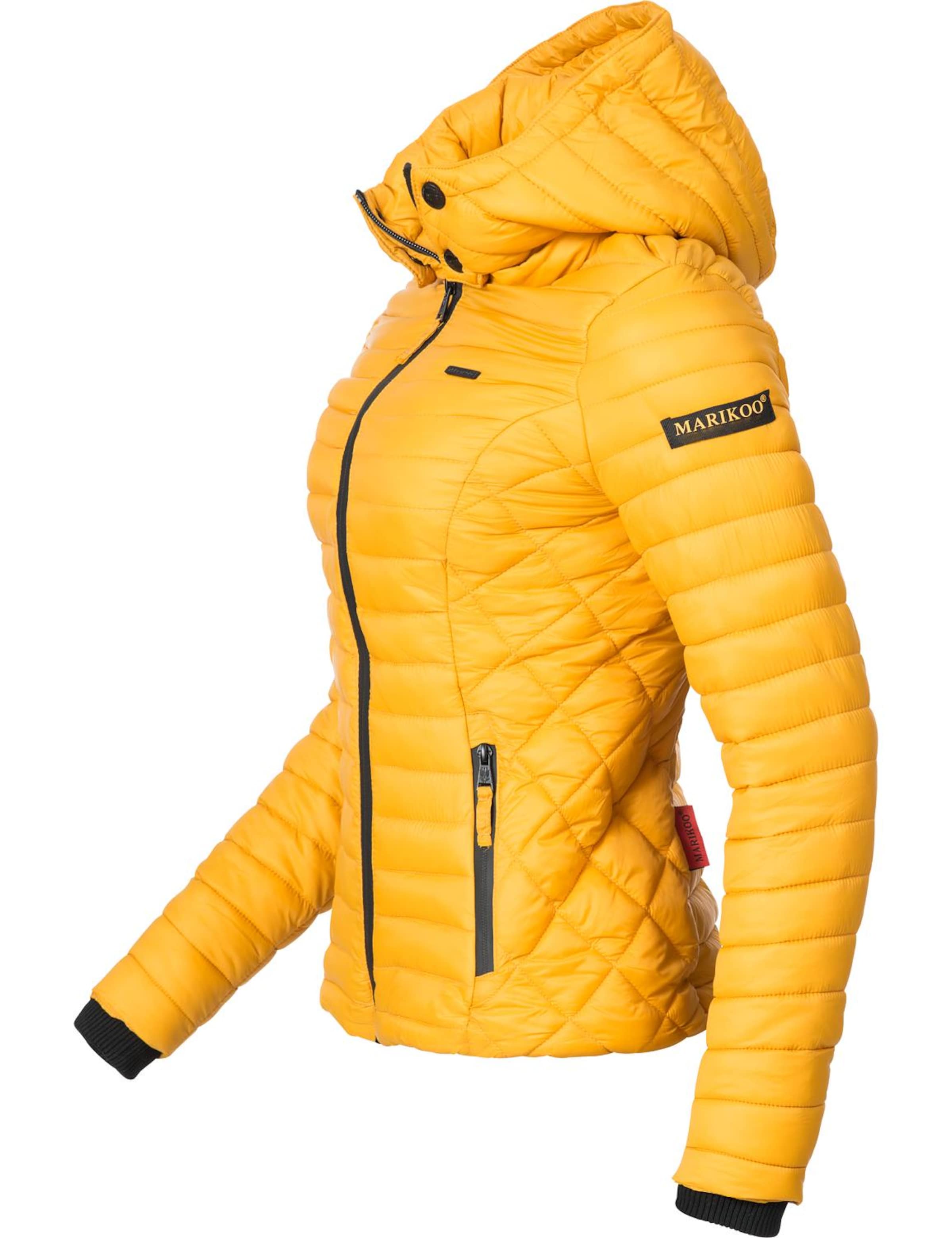 Geacă de primăvară-toamnă 'Samtpfote' de la MARIKOO pe galben