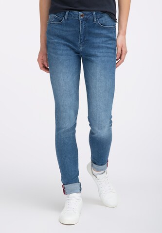 Petrol Industries Slimfit Jeans in Blauw: voorkant