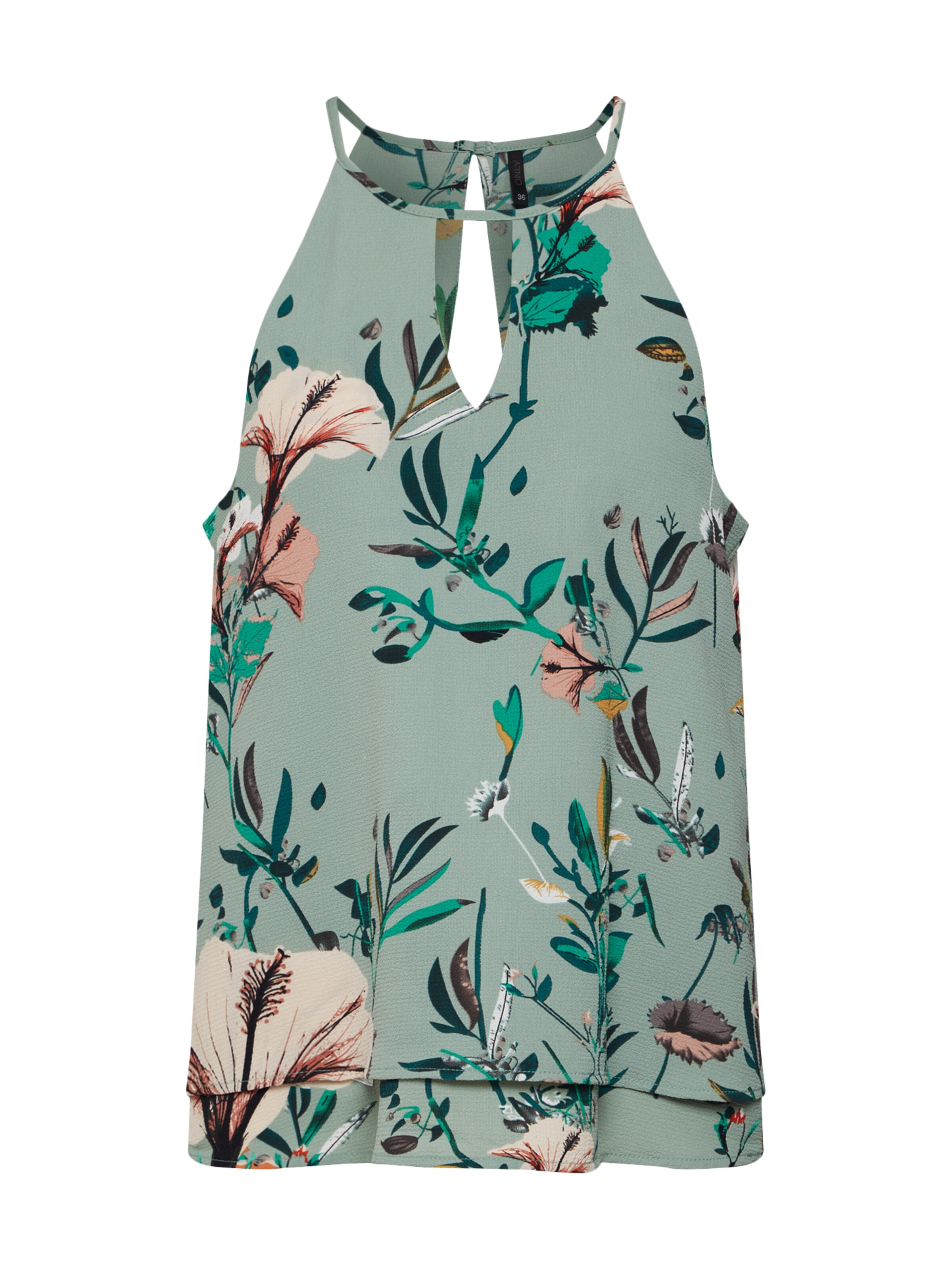 ONLY - Top 'Mariana' in de kleur Jade groen