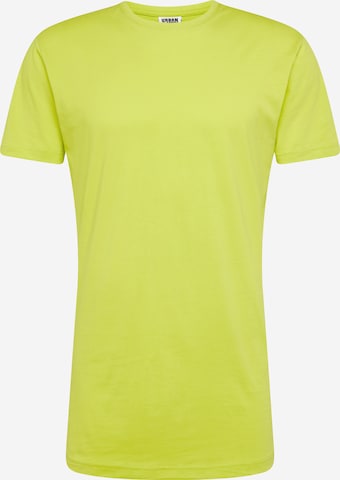 T-Shirt Urban Classics en jaune : devant