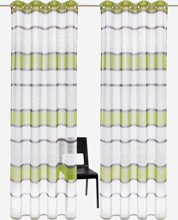 MY HOME Curtains & Drapes in Green: front