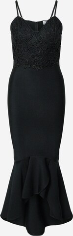 Forever UniqueVečernja haljina - crna boja: prednji dio