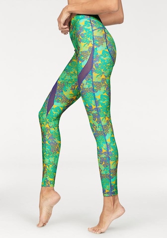 SHOCK ABSORBER Skinny Leggings in Grün