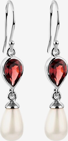 Boucles d'oreilles Nenalina en rouge : devant