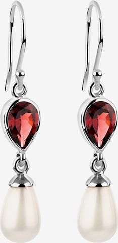 Boucles d'oreilles Nenalina en rouge : devant