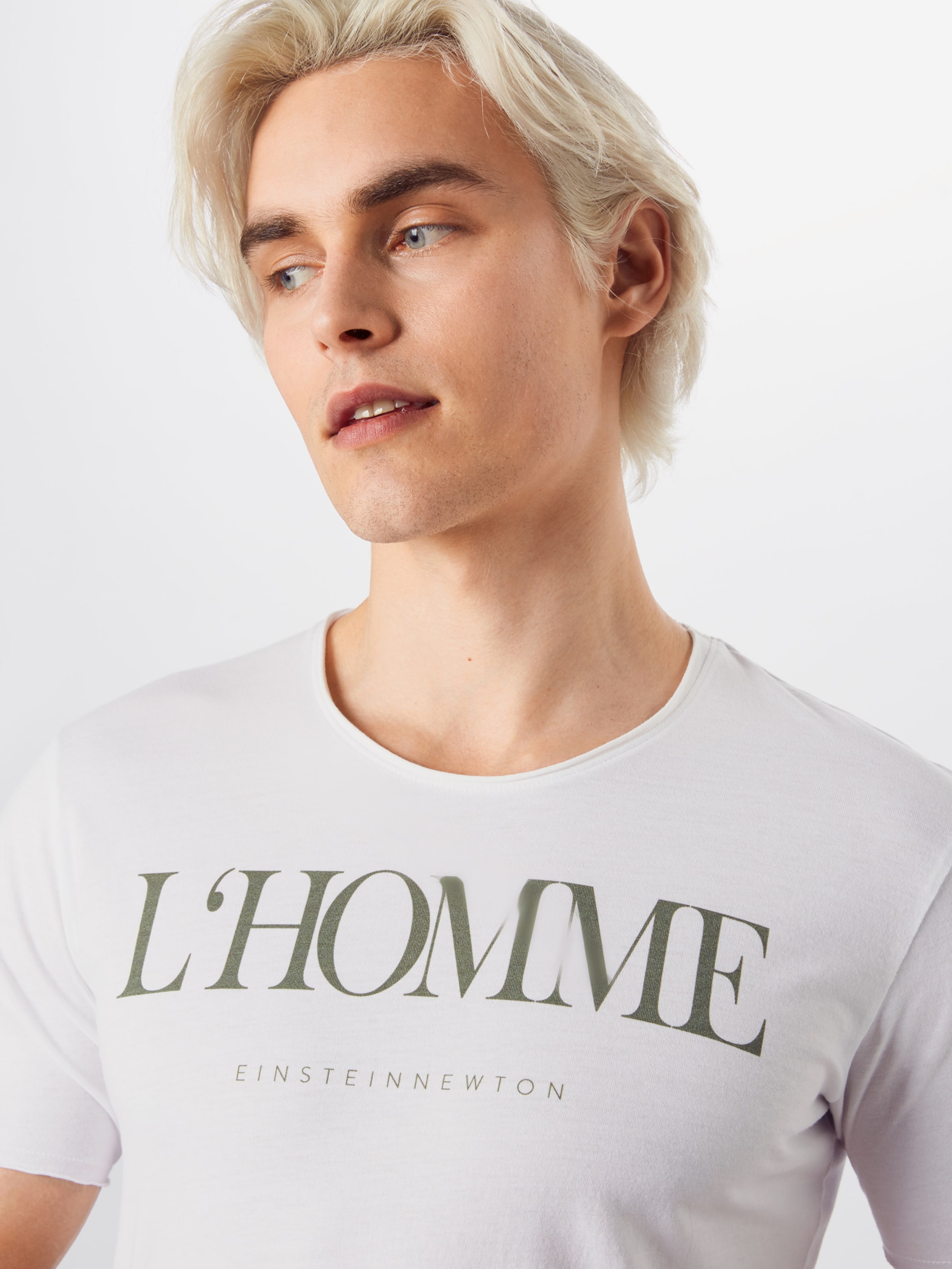 T-shirts et polos T-Shirt L-Homme Bass EINSTEIN & NEWTON en Blanc 