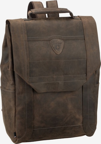 STRELLSON Backpack in Brown: front