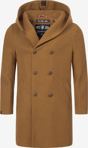 MARIKOO Between-Seasons Coat 'Irukoo' in Brown: front