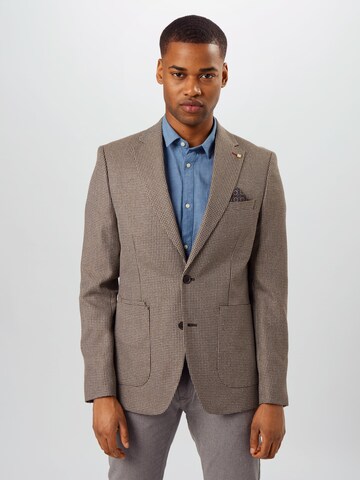 BURTON MENSWEAR LONDON Slimfit Sakko in Braun: Vorderseite