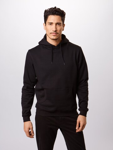 Urban Classics Sweatshirt in Black: front