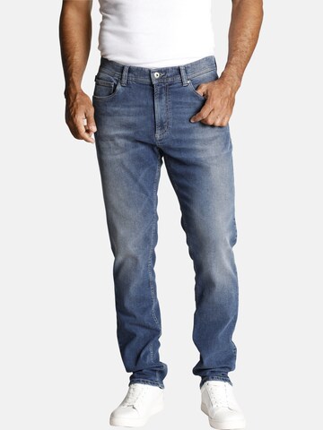 Jan Vanderstorm Loosefit Jeans in Blauw: voorkant