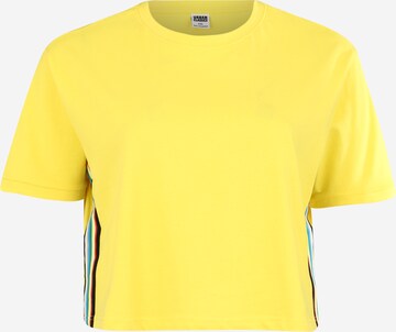 T-shirt Urban Classics en jaune : devant