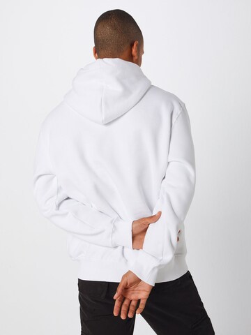 ALPHA INDUSTRIES Regular fit Tréning póló - fehér: hátul