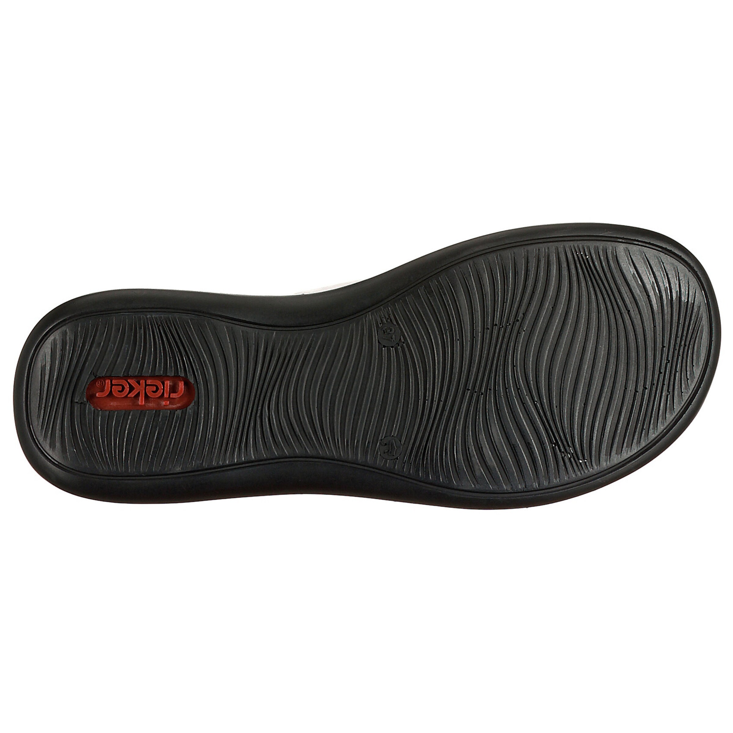 Rieker Ballet Flats with Strap '46367' in White