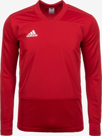 ADIDAS SPORTSWEAR Sportsweatshirt 'Condivo 18 Player Focus' in Rood: voorkant