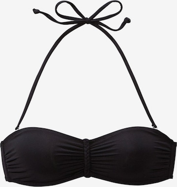 BUFFALO Bandeau Bikinitop in Zwart: voorkant