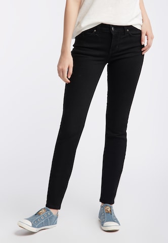 MUSTANG Skinny Jeans 'JASMIN' in Schwarz: Vorderseite