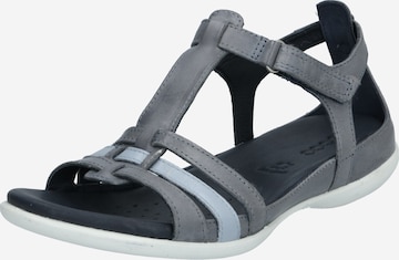 ECCO Strap Sandals 'Flash' in Grey: front