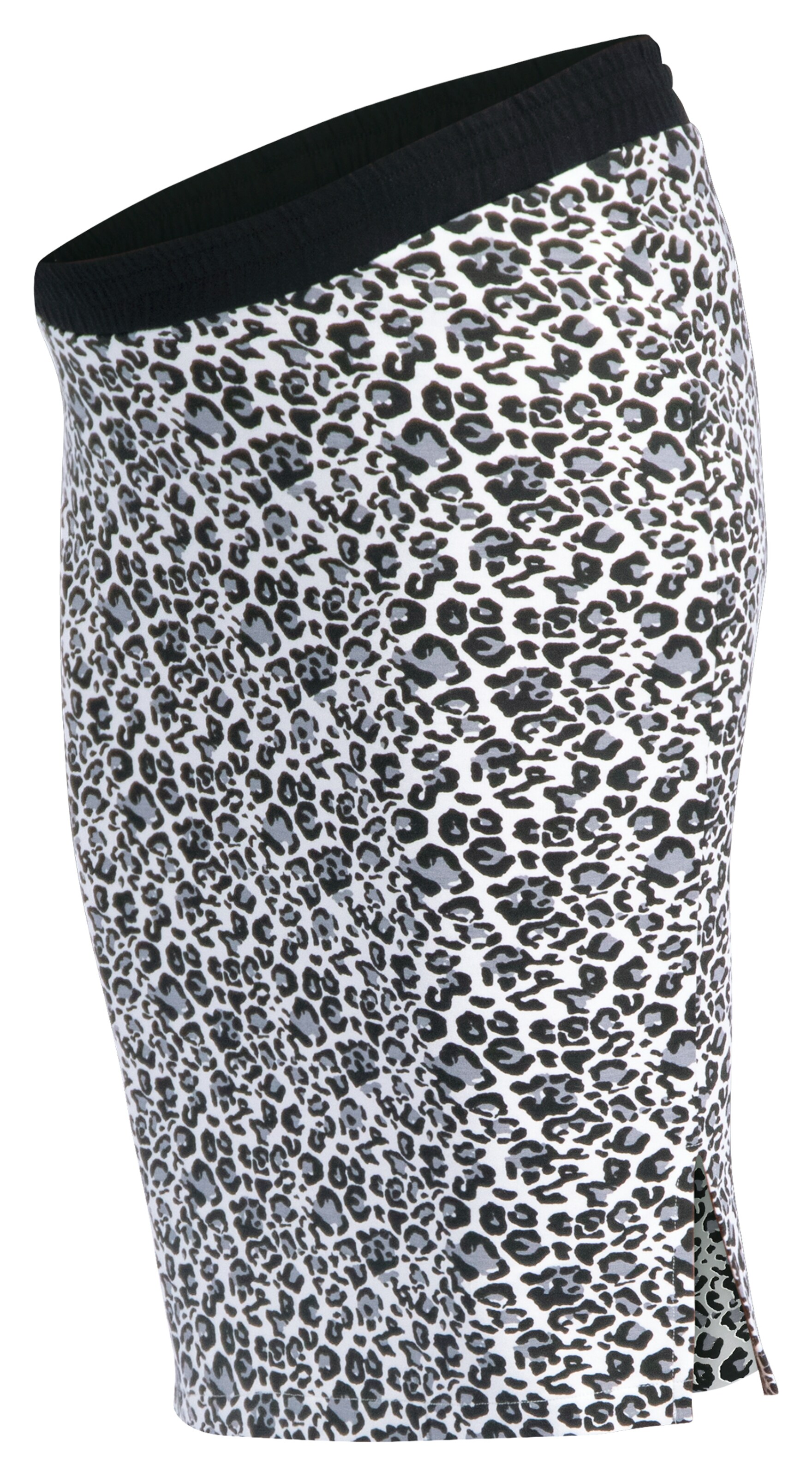 Supermom - Rok 'Leopard AOP' in de kleur Grijs