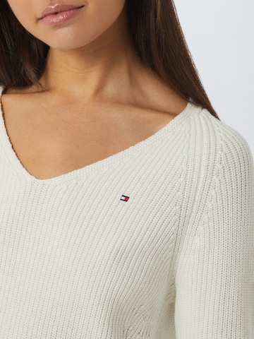 TOMMY HILFIGER Pullover 'Hayana' in Weiß