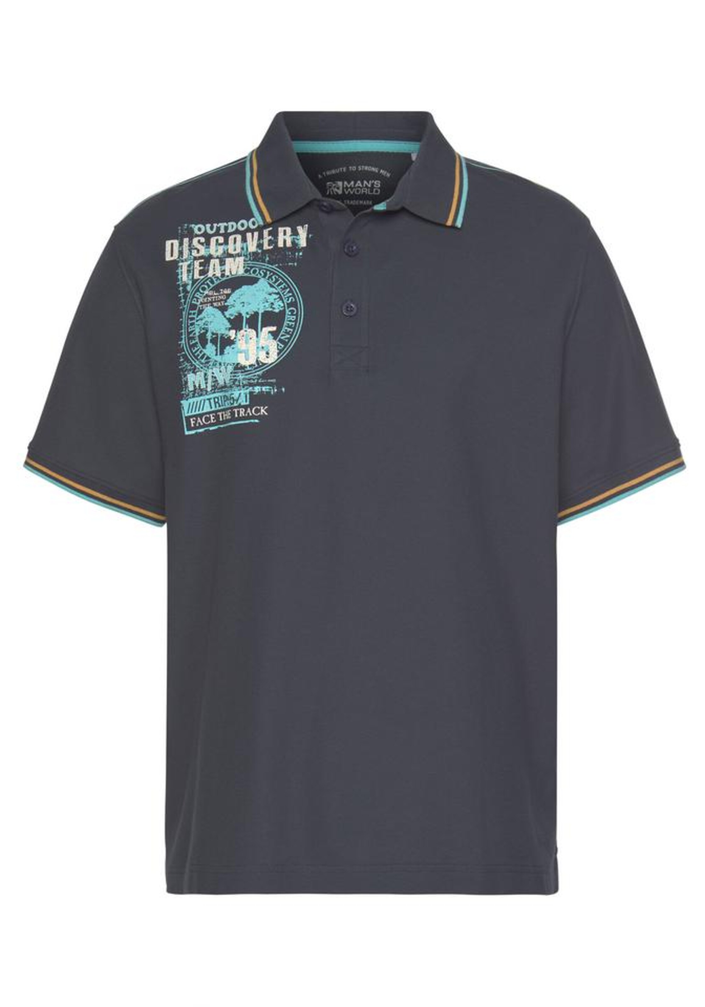 Man's World Shirt in Blue: front