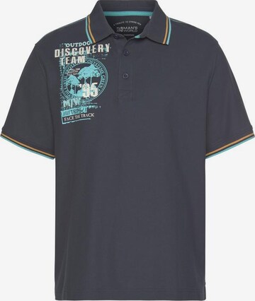 Man's World Poloshirt in Blau: predná strana