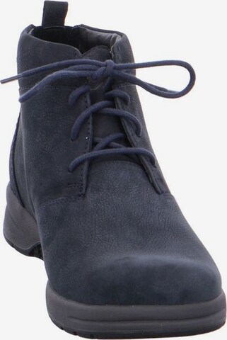 Ganter Lace-Up Ankle Boots in Blue