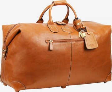 Bric's Travel Bag in Brown: front