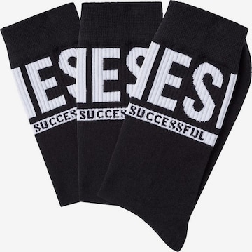 DIESEL Regular Socks 'Ray' in Black