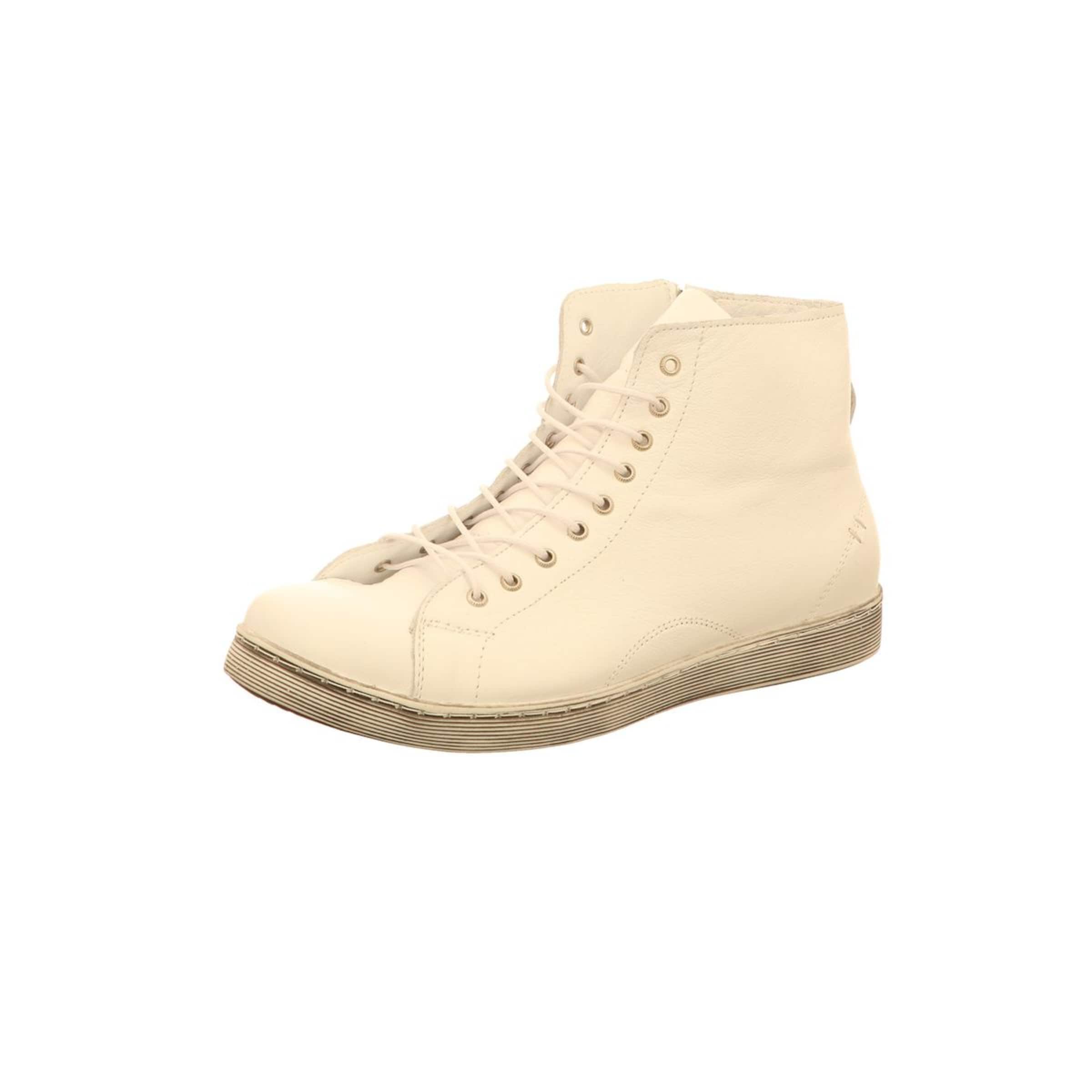 ANDREA CONTI Lace-Up Ankle Boots in Beige: front