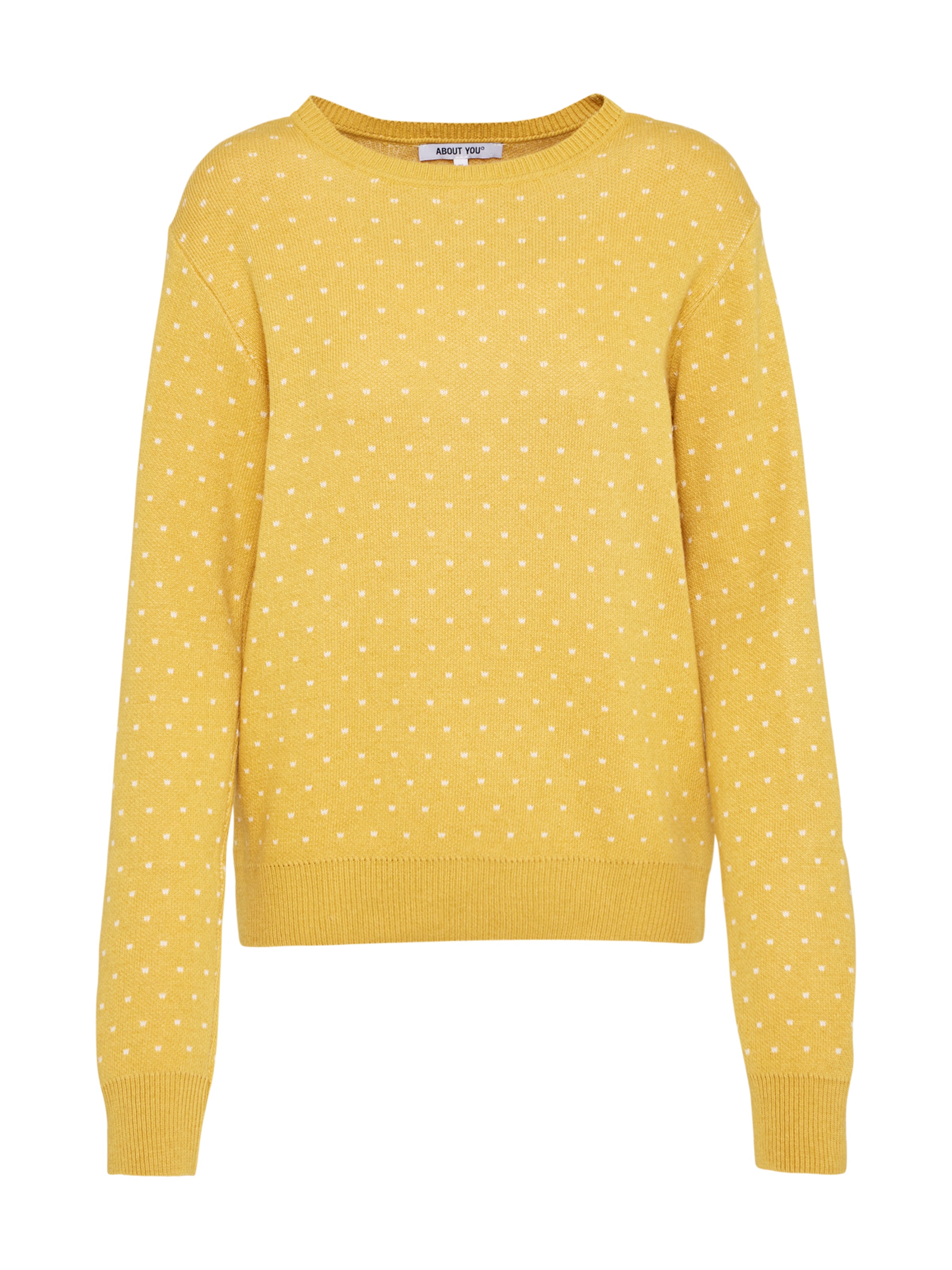 Pullover 'Leena Jumper' di ABOUT YOU in giallo: frontale