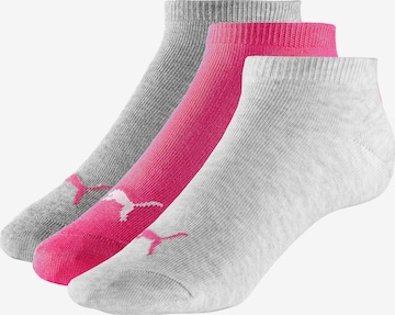 PUMA Ankle Socks in Grey: front