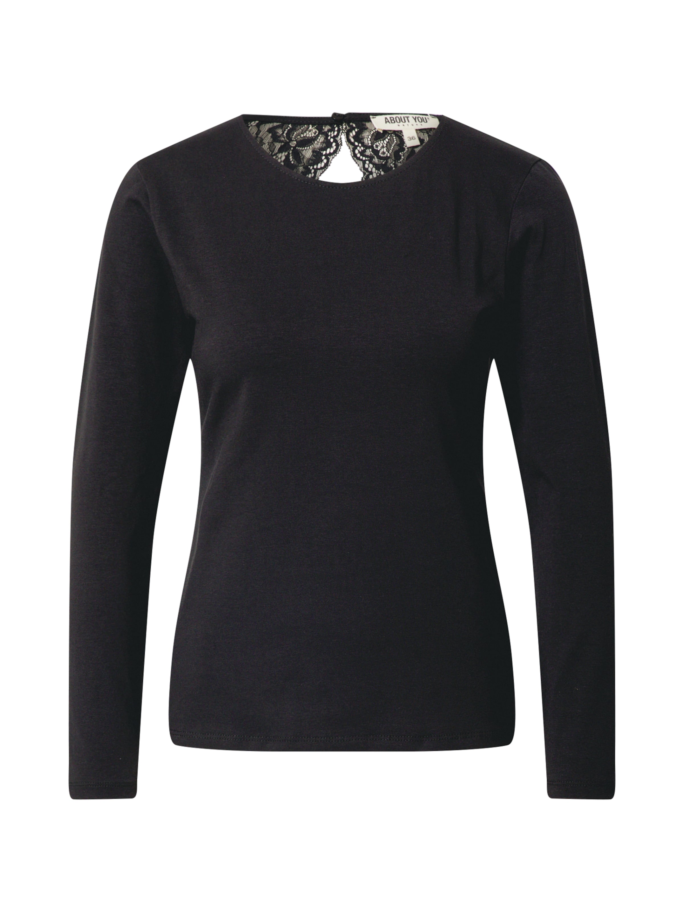 ABOUT YOU Särk 'Fray', värv must: eest vaates