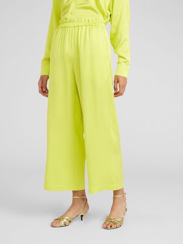 Wide Leg Pantalon 'Nerian' EDITED en jaune : devant