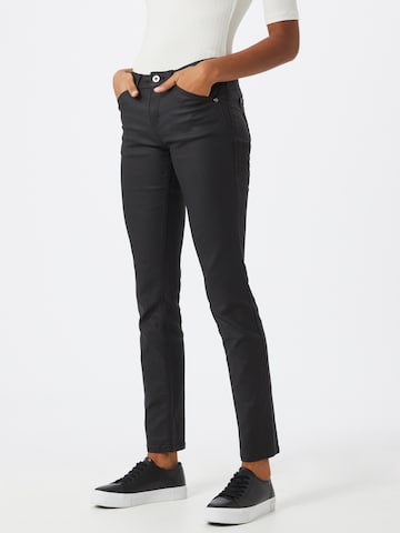 TOM TAILOR Skinny Jeans 'Alexa' in Schwarz: predná strana