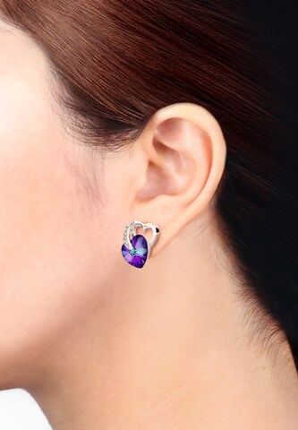 Boucles d'oreilles ELLI en argent : devant
