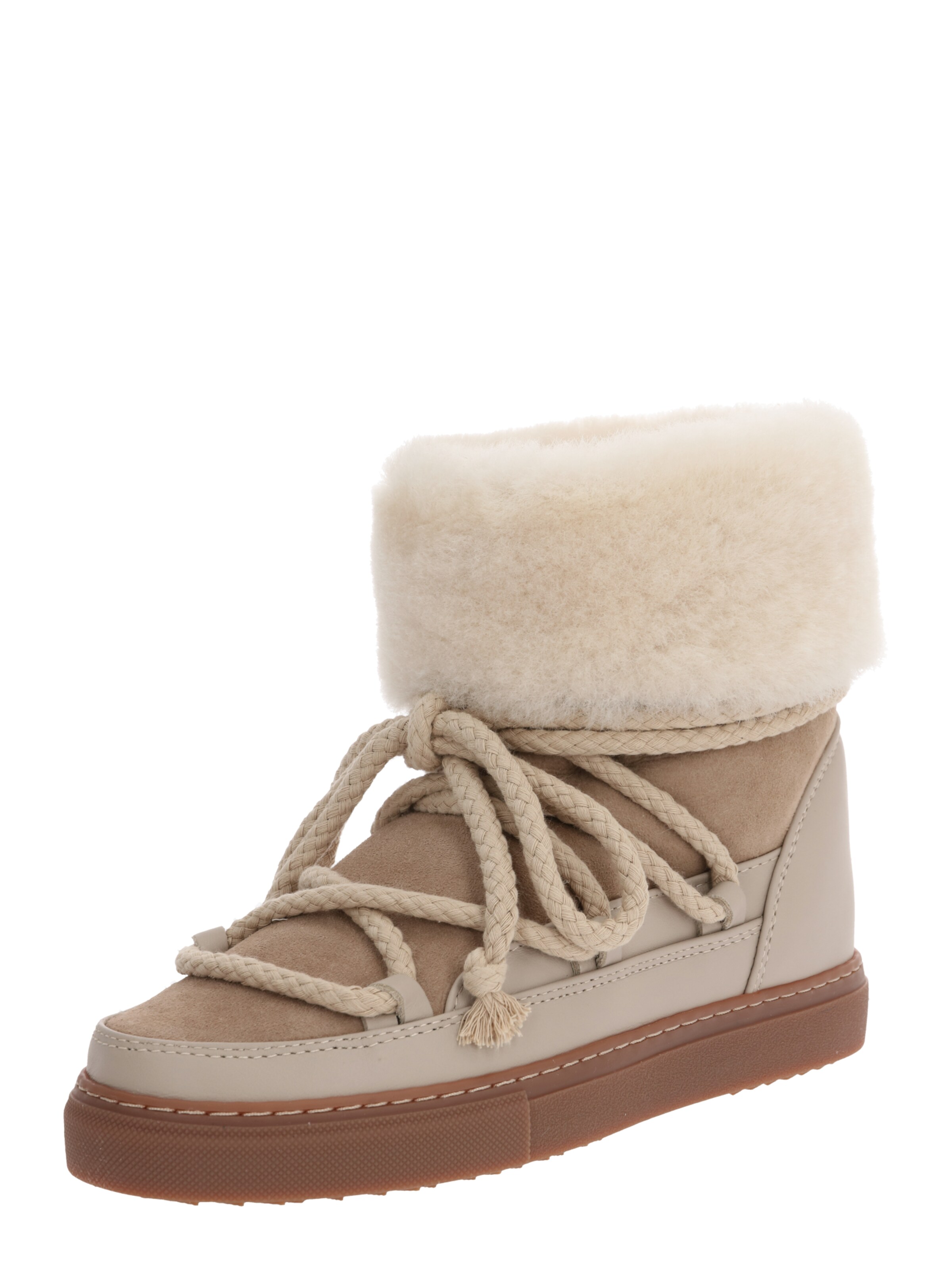 INUIKII - Snowboots 'Classic High' in de kleur Beige