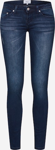 ONLY Skinny Jeans 'Wonder Life' in Blauw: voorkant