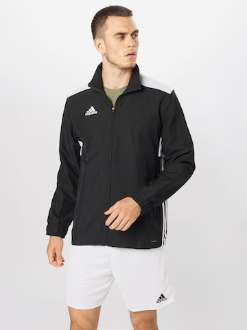 ADIDAS SPORTSWEAR Športna jakna 'Regista 18' | črna barva: sprednja stran