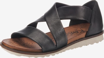 REMONTE Sandals in Black: front