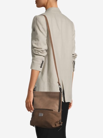 TOM TAILOR Crossbody bag 'Elin' in Brown